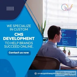 Get secure & scalable cms website development