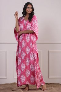 Shop online at jisora for 100% cotton kaftan maxi dress ? jisora