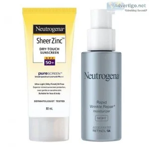 Neutrogena rapid wrinkle repair night moisturizer, 29ml & sheer 