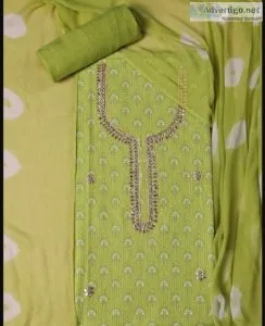 Latest design chiffon saree for party wear - fabfonde
