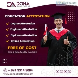 Seamless degree certificate attestation in qatar with doha attes