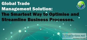 Global trade management solution: the smartest way to optimise a