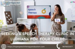 Seeking a speech therapy clinic in ludhiana for your child?