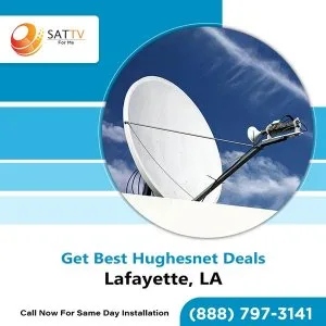 Affordable hughesnet satellite internet for home in lafayette, l