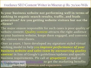 Freelance seo content developer, technical content writer, it / 