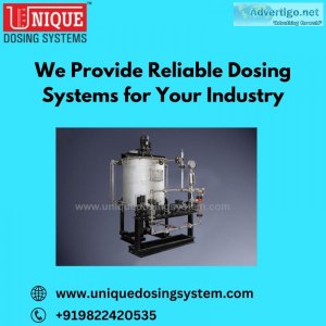 We provide reliable dosing systems for your industry