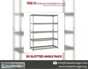 Ss slotted angle racks