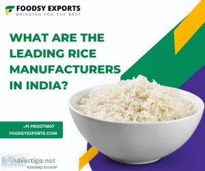 What are the leading rice manufacturers in india?