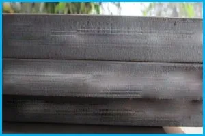 Abrasion resistant plate