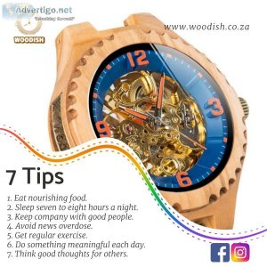 Elegant walnut wooden watch for women in south africa