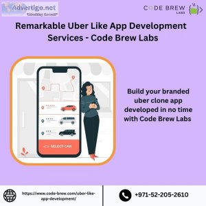 Popular uber like app development company - code brew labs