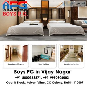 Boys hostel in vijay nagar