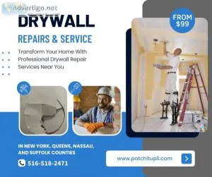 Expert drywall repair services in long island, ny - patch it up