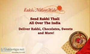 Celebrate rakhi with traditional rakhi thali: online delivery to