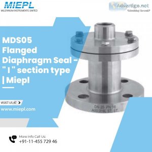 Mds05 flanged diaphragm seal -  i  section type | miepl