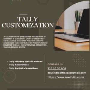 Customizing tally for enhanced financial management