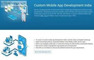 Custom mobile app development india