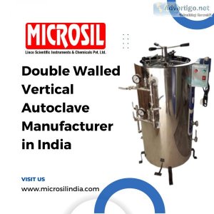 Double walled vertical autoclave manufacturer in india