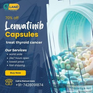 Purchase lenvatinib 10mg capsules at best wholesale price usa