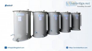 Types of acid storage tanks - features, and specifications
