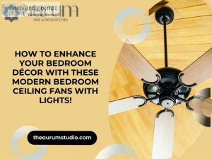 Modern bedroom ceiling fans with lights