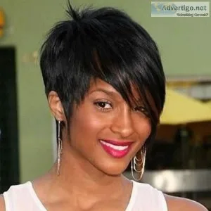 Short and sassy pixie cut wig for african american women