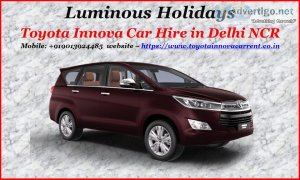 Toyota innova crysta booking in delhi