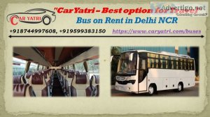 Volvo bus rental in delhi