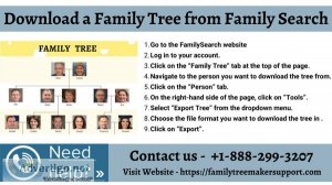 How to download a family tree from family search