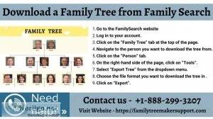 How to download a family tree from family search