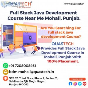 Full stack java development course near me mohali, punjab