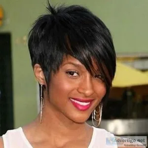Short pixie cut wigs for african american