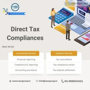 Direct tax compliance services for individuals and organizations