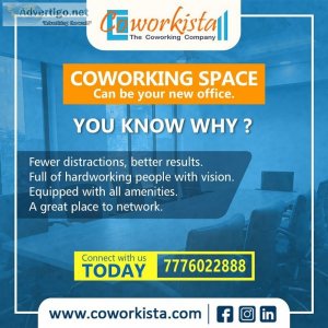 Rent your dream shared office space in baner | coworkista | book
