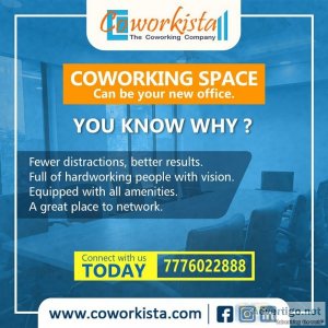 Rent your dream shared office space in baner pune | coworkista |