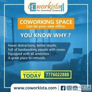 Rent your dream shared office space in baner pune | coworkista |