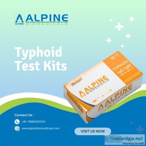 Typhoid test kits