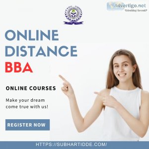 Distance between bba course & mba course