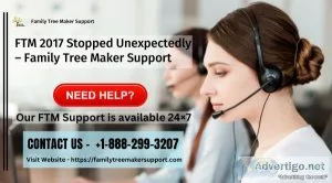 Ftm 2017 stopped unexpectedly ? family tree maker support