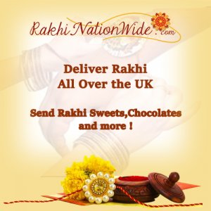 Send only rakhi to the uk - hassle-free delivery guaranteed