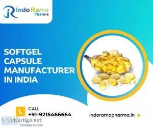 Softgel capsule manufacturer in india