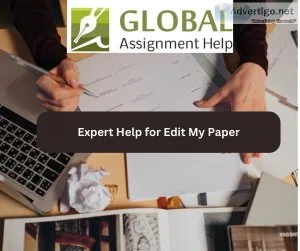 Expert help for edit my paper by global assignment help