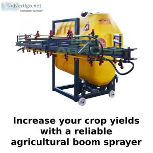 Increase your crop yields with a reliable agricultural boom spra
