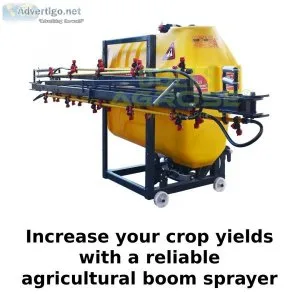 Increase your crop yields with a reliable agricultural boom spra