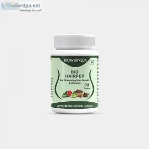 Ditch hair loss & welcome its growth with hairpep tablets