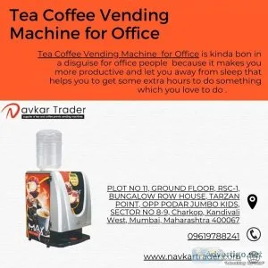 Buy the finest tea coffee vending machine for office
