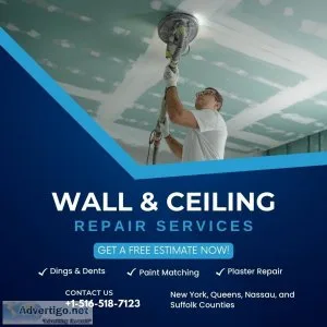 Professional wall and ceiling repair services - patch it up
