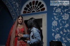 Get the best pre wedding shoot makeup artist in jaipur