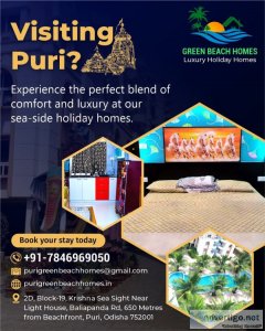 Best holiday homes Puri 