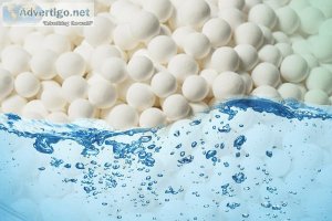Activated alumina balls: efficient filter media for water